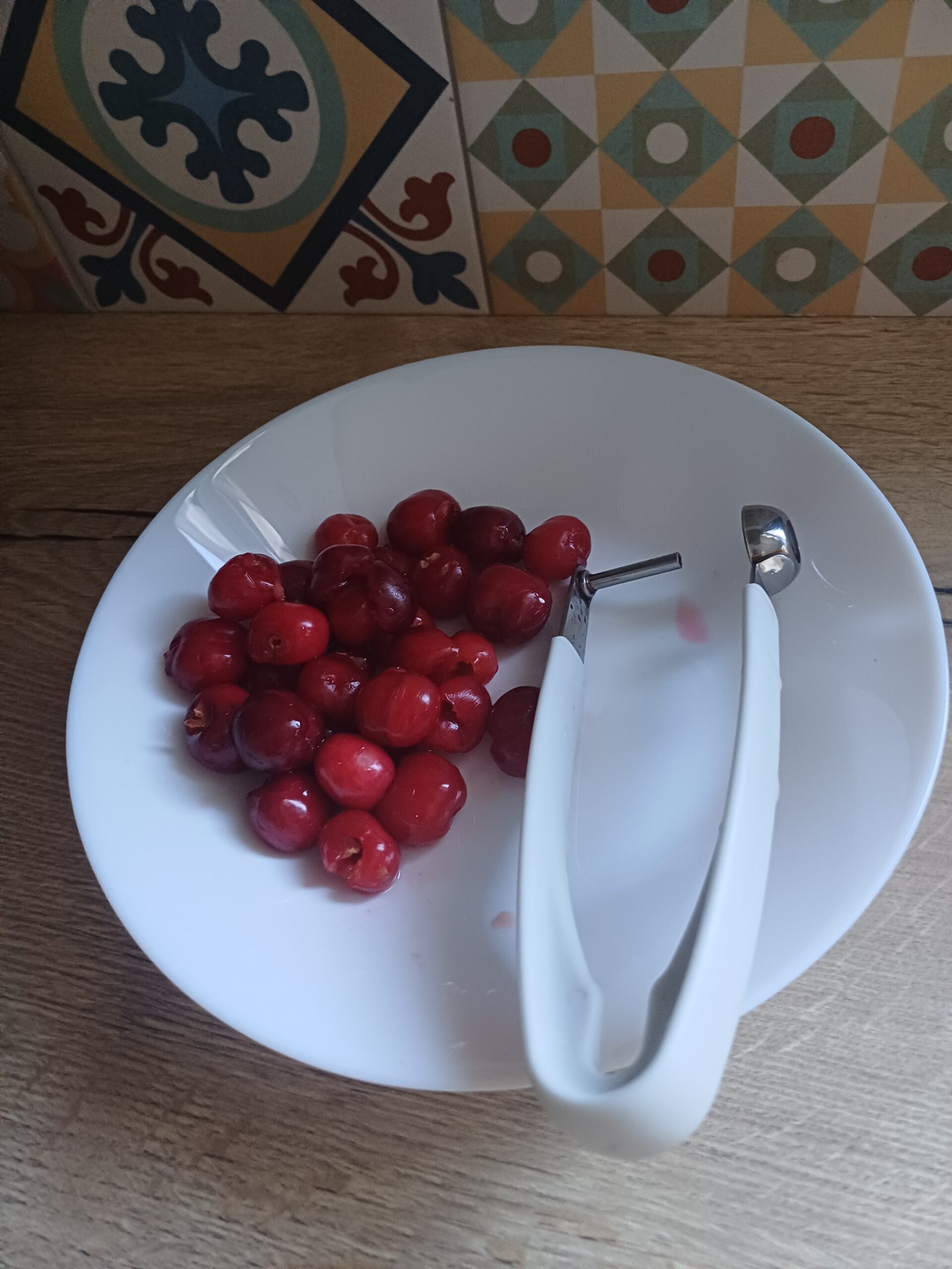 pitted cherries